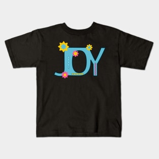 Joy with colorful caterpillars Kids T-Shirt